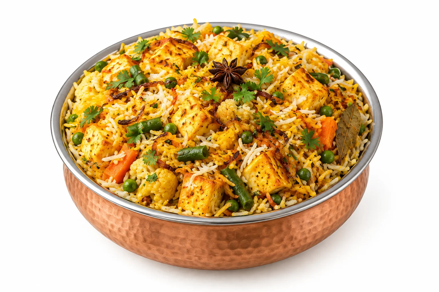 Paneer w/ veggies Biryani